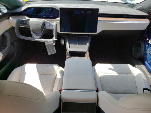 5YJSA1E55MF455448 - 2021 TESLA MODEL S Կապույտ լուսանկար 8