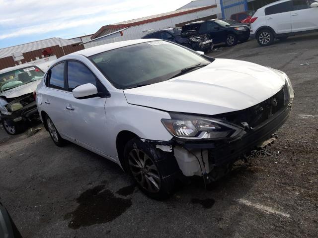 3N1AB7AP4HY359827 - 2017 NISSAN SENTRA S WHITE photo 4