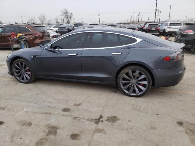 5YJSA1E47JF271552 - 2018 TESLA MODEL S 灰色 照片 2