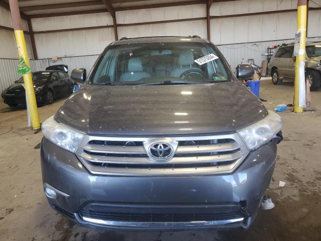 5TDBK3EH9CS100280 - 2012 TOYOTA HIGHLANDER BASE GRAY photo 5