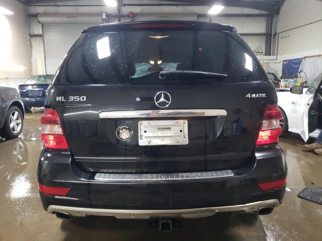 4JGBB8GB9BA726795 - 2011 MERCEDES-BENZ ML 350 4MATIC BLACK photo 6