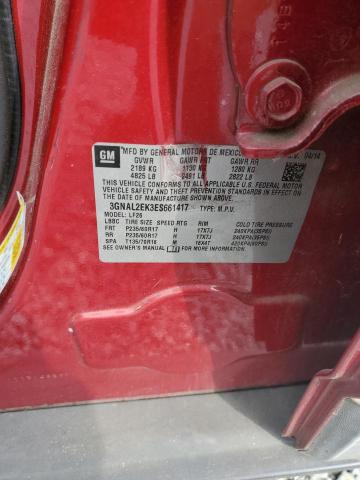 3GNAL2EK3ES661417 - 2014 CHEVROLET CAPTIVA LS 勃艮第红 照片 13