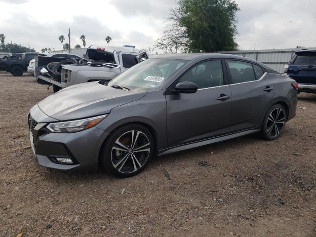 3N1AB8DVXLY255450 - 2020 NISSAN SENTRA SR GRAY photo 1