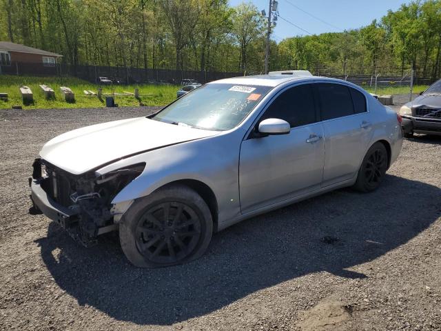 JNKBV61E07M703901 - 2007 INFINITI G35 SILVER photo 1