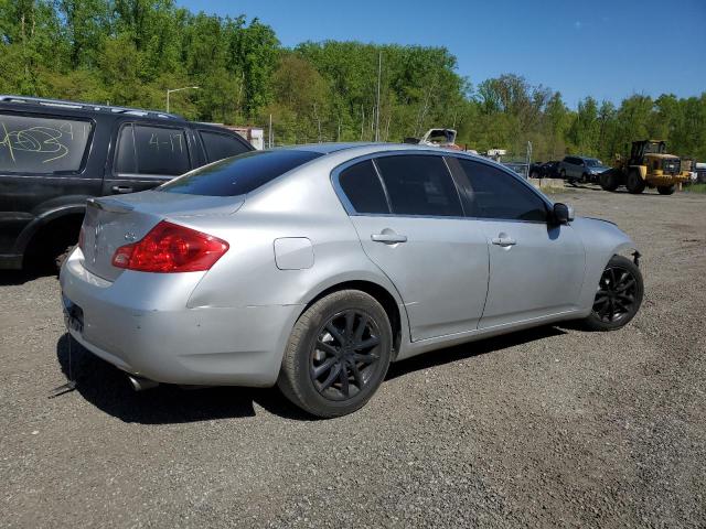 JNKBV61E07M703901 - 2007 INFINITI G35 SILVER photo 3