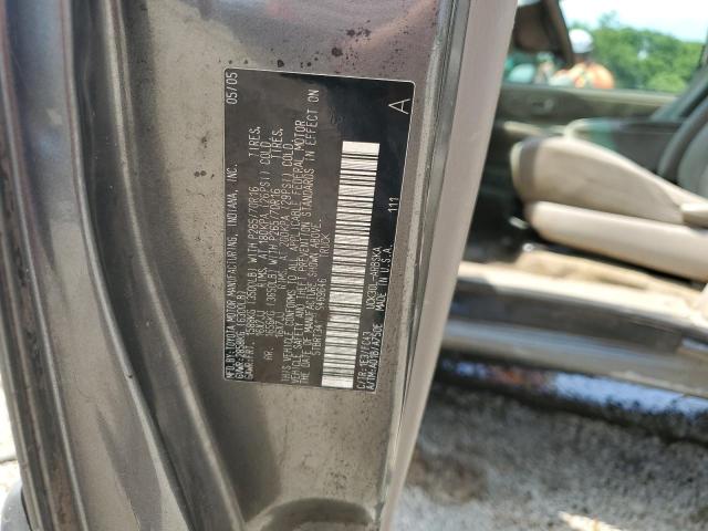 5TBRT34115S469646 - 2005 TOYOTA TUNDRA ACCESS CAB SR5 GRAY photo 12