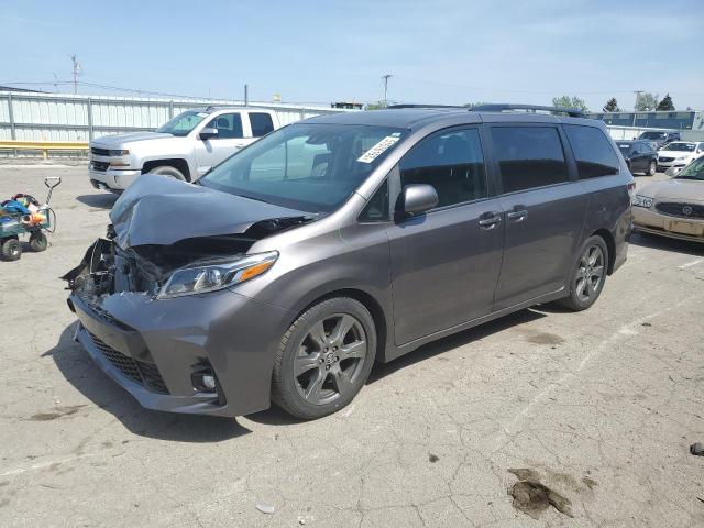 5TDXZ3DCXKS973882 - 2019 TOYOTA SIENNA SE BEIGE photo 1