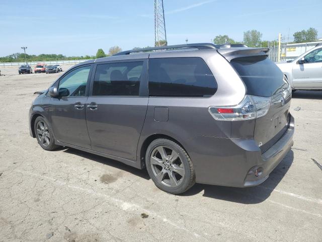 5TDXZ3DCXKS973882 - 2019 TOYOTA SIENNA SE BEIGE photo 2