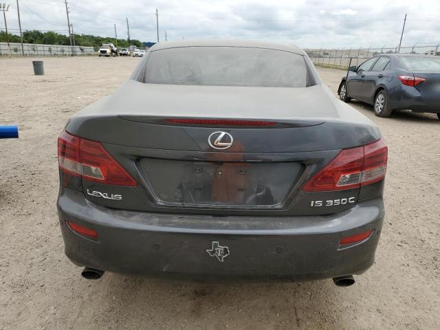 JTHFE2C24A2504639 - 2010 LEXUS IS 350 GRAY photo 6