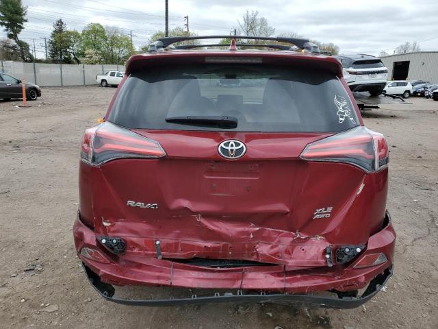 JTMRFREV6JD241375 - 2018 TOYOTA RAV4 ADVENTURE BURGUNDY photo 6