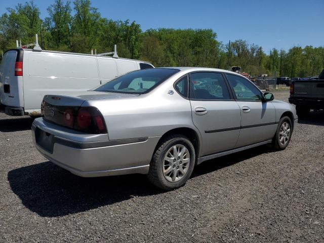 2G1WF52E259112688 - 2005 CHEVROLET IMPALA SILVER photo 3