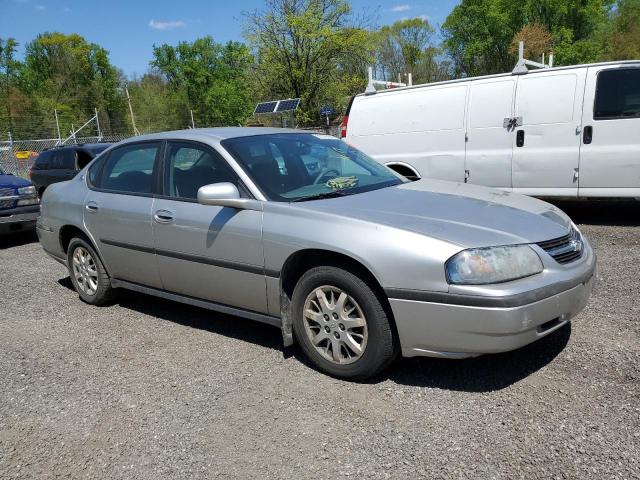 2G1WF52E259112688 - 2005 CHEVROLET IMPALA SILVER photo 4