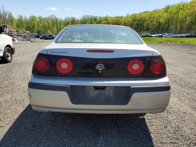 2G1WF52E259112688 - 2005 CHEVROLET IMPALA SILVER photo 6