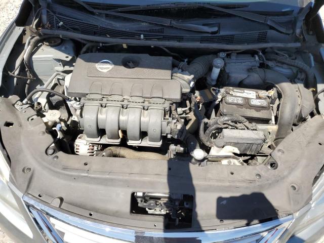 3N1AB7AP6EL628144 - 2014 NISSAN SENTRA S SILVER photo 11