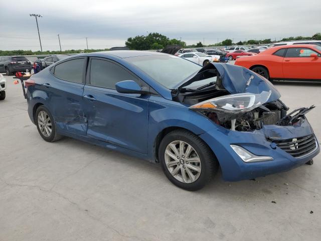 KMHDH4AE0GU606649 - 2016 HYUNDAI ELANTRA SE BLUE photo 4