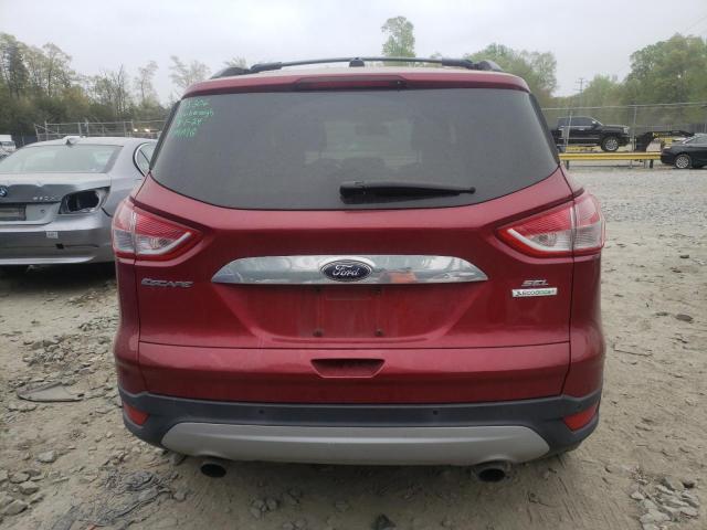 1FMCU0HX7DUD65305 - 2013 FORD ESCAPE SEL RED photo 6