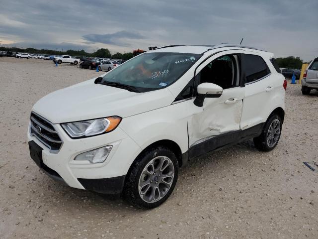 MAJ6S3KL3LC357176 - 2020 FORD ECOSPORT TITANIUM WHITE photo 1