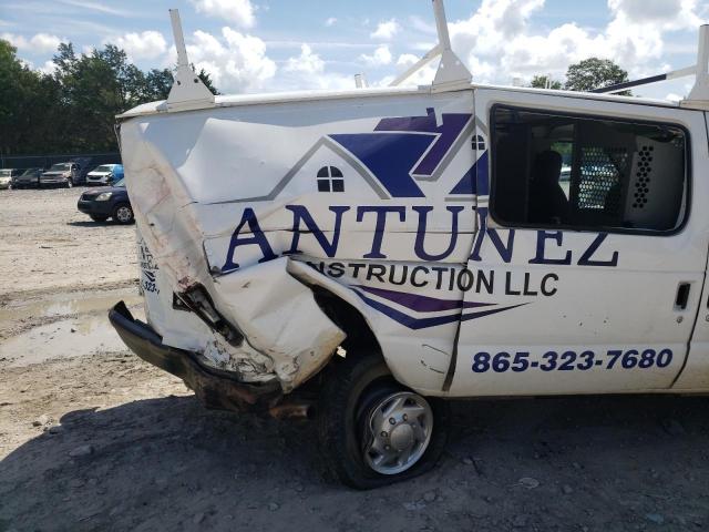 1FTNE1EL0ADA14300 - 2010 FORD ECONOLINE E150 VAN WHITE photo 9