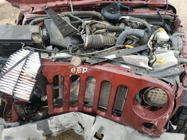 1J4BB3H15AL214106 - 2010 JEEP WRANGLER U SPORT RED photo 11
