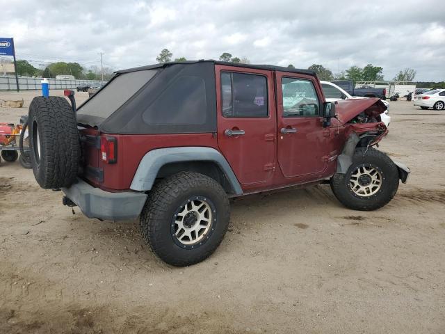 1J4BB3H15AL214106 - 2010 JEEP WRANGLER U SPORT RED photo 3