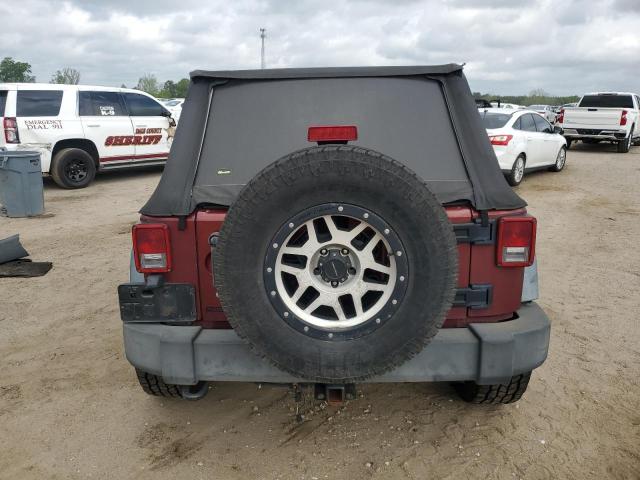 1J4BB3H15AL214106 - 2010 JEEP WRANGLER U SPORT RED photo 6