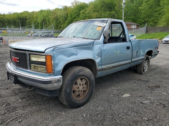 1GTDK14KXLE553341 - 1990 GMC SIERRA K1500 BLUE photo 1