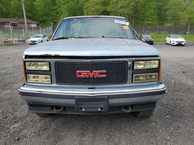 1GTDK14KXLE553341 - 1990 GMC SIERRA K1500 BLUE photo 5