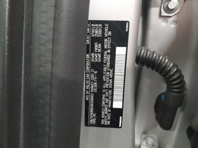 YV140MEK8G1296662 - 2016 VOLVO V60 T5 PREMIER SILVER photo 12