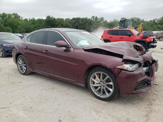 ZARFAEDN9H7558139 - 2017 ALFA ROMEO GIULIA Q4 MAROON photo 4