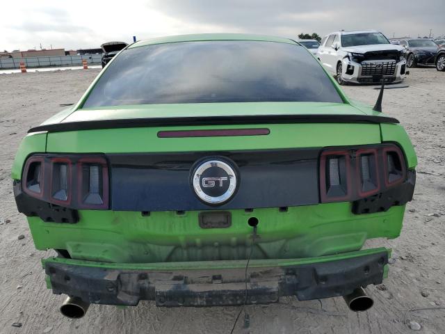 1ZVBP8CF2E5305042 - 2014 FORD MUSTANG GT GREEN photo 6