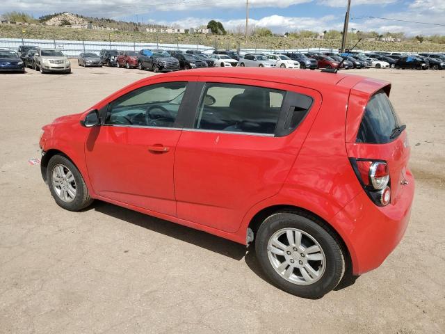 1G1JC6SH4D4108078 - 2013 CHEVROLET SONIC LT RED photo 2