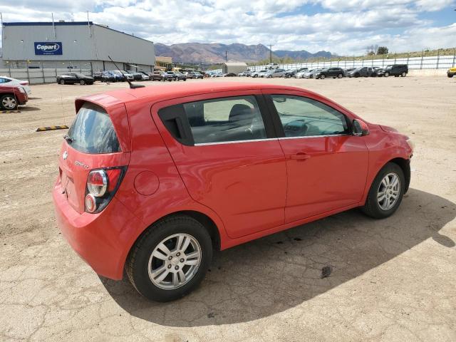 1G1JC6SH4D4108078 - 2013 CHEVROLET SONIC LT RED photo 3