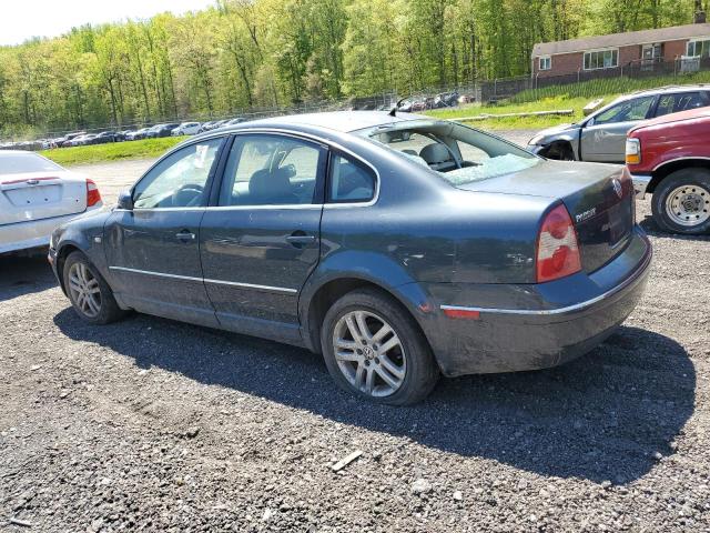 WVWRH63B33P276037 - 2003 VOLKSWAGEN PASSAT GLX BLUE photo 2