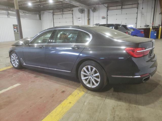 WBA7E4C59HGU99315 - 2017 BMW 740 XI GRAY photo 2