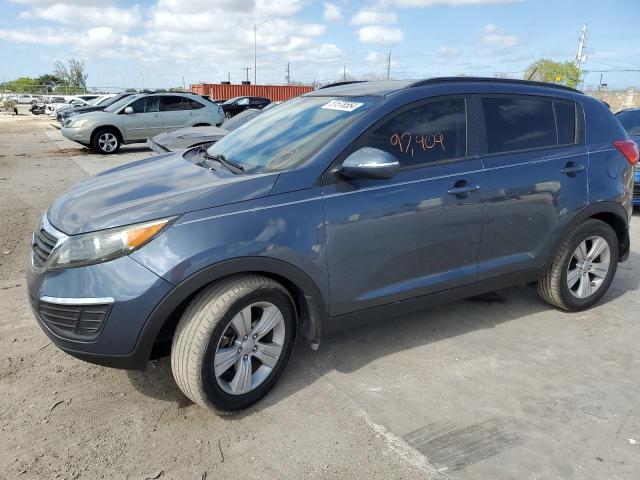 KNDPB3A25D7515535 - 2013 KIA SPORTAGE BASE BLUE photo 1