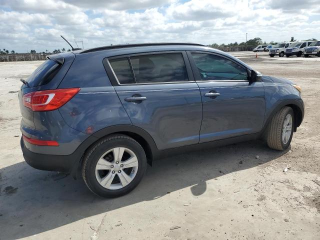 KNDPB3A25D7515535 - 2013 KIA SPORTAGE BASE BLUE photo 3