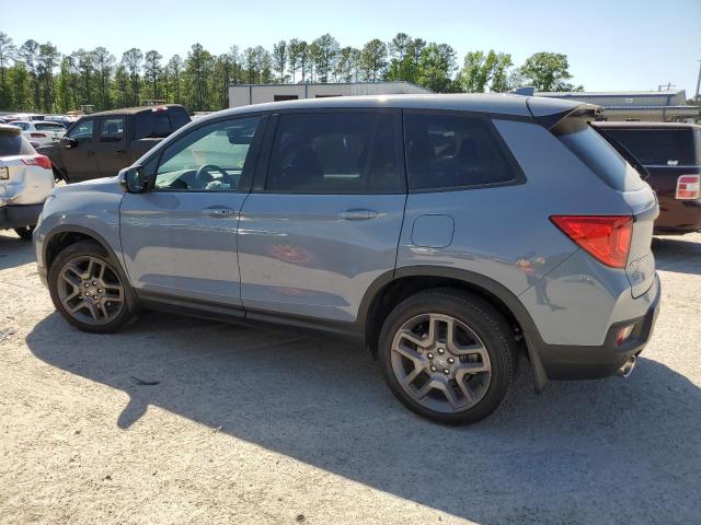 5FNYF7H53NB003736 - 2022 HONDA PASSPORT EXL GRAY photo 2