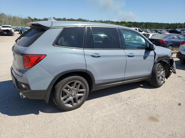 5FNYF7H53NB003736 - 2022 HONDA PASSPORT EXL GRAY photo 3