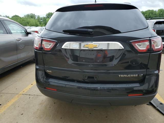 1GNKVGKD8EJ345787 - 2014 CHEVROLET TRAVERSE LT BLACK photo 6