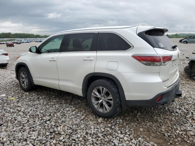 5TDJKRFH2ES066473 - 2014 TOYOTA HIGHLANDER XLE 白色 照片 2