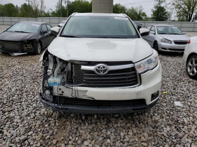 5TDJKRFH2ES066473 - 2014 TOYOTA HIGHLANDER XLE 白色 照片 5