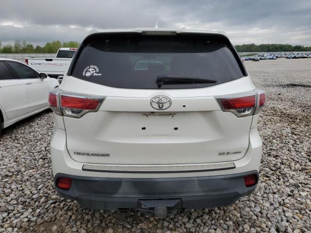 5TDJKRFH2ES066473 - 2014 TOYOTA HIGHLANDER XLE 白色 照片 6