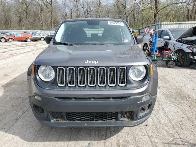 ZACCJBAW6GPD52691 - 2016 JEEP RENEGADE SPORT CHARCOAL photo 5