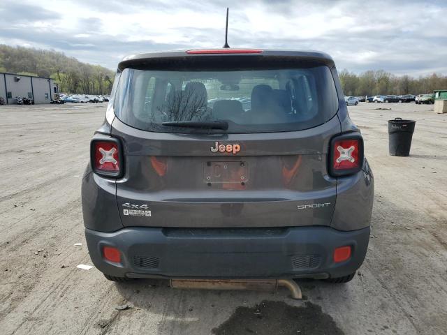 ZACCJBAW6GPD52691 - 2016 JEEP RENEGADE SPORT CHARCOAL photo 6