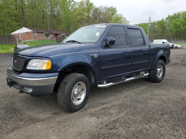 1FTRW08LX3KA96605 - 2003 FORD F150 SUPERCREW BLUE photo 1