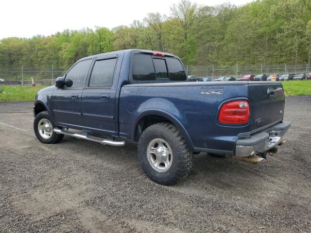 1FTRW08LX3KA96605 - 2003 FORD F150 SUPERCREW BLUE photo 2