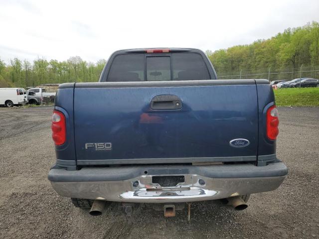 1FTRW08LX3KA96605 - 2003 FORD F150 SUPERCREW BLUE photo 6