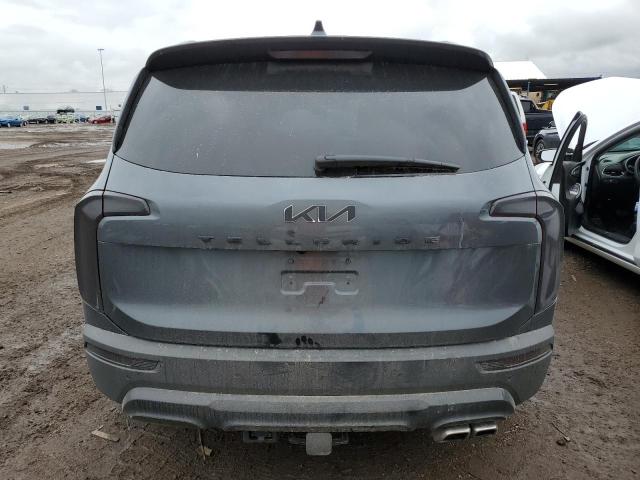 5XYP5DHC9NG259450 - 2022 KIA TELLURIDE SX CHARCOAL photo 6