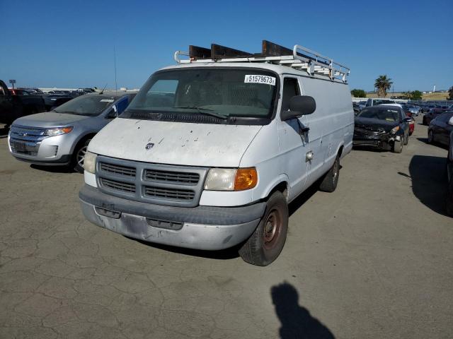 2B7LB31Z1YK179598 - 2000 DODGE RAM VAN B3500 WHITE photo 1