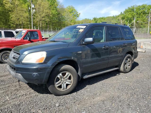 5FNYF18615B035493 - 2005 HONDA PILOT EXL GRAY photo 1